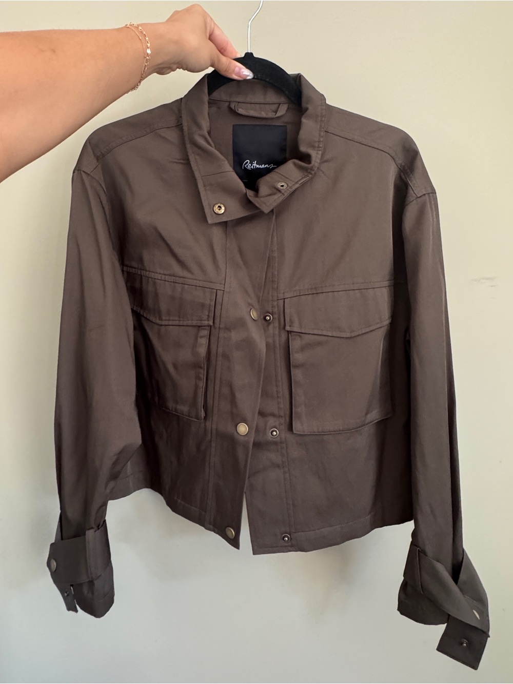 REITMANS Olive Utility Jacket with Front Flap Pockets - Picture 7 of 9